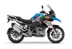 BMW R1200GS LC Fire Blue The Globe Stickers Kit