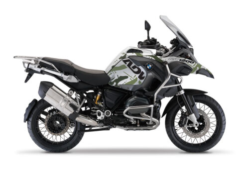 BMW R1200GS LC Adventure White Safari Military Stickers Kit
