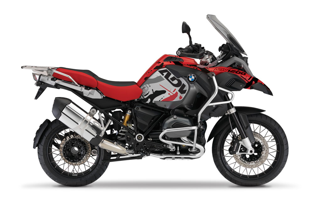 BMW R1200GS LC Adventure Racing Red Safari Black Red Stickers Kit