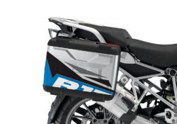 BMW Vario Side Panniers Alive Black & Blue Stickers kit