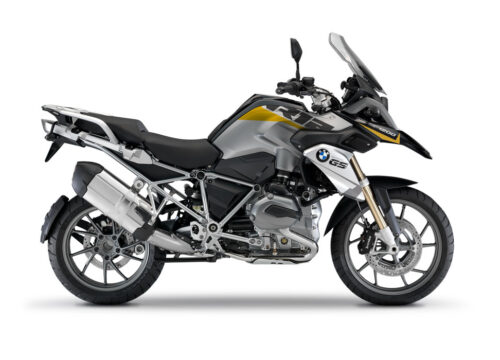 BMW R1200GS LC Thunder Grey Metallic Alive Yellow Stickers Kit