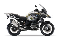 BMW R1200GS LC Adventure White The Globe Steppe Green Stickers Kit