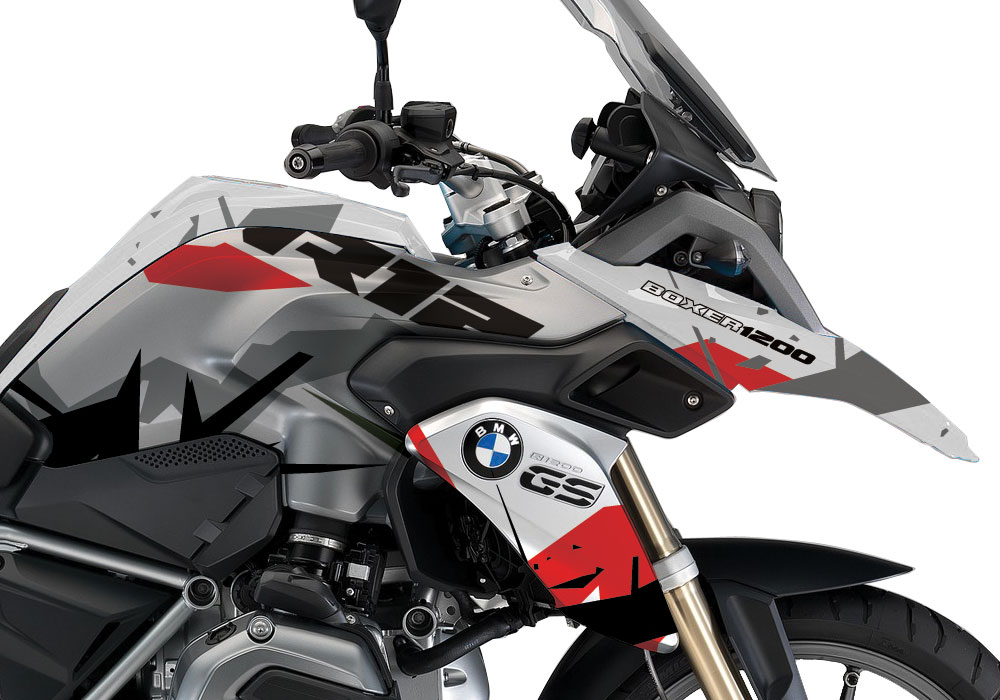 BMW R1200GS LC White Safari Spike Red - Image 2
