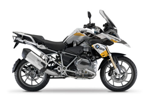 BMW R1200GS LC White Safari Spike Yellow