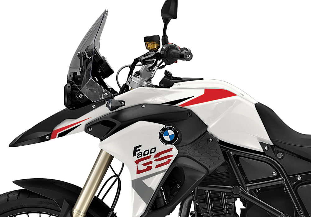 BMW F800GS Alpine White Alive Red & Grey Stickers Kit - Image 2