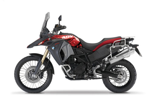 BMW F800GS Adventure Racing Red Safari Black & White Stickers Kit