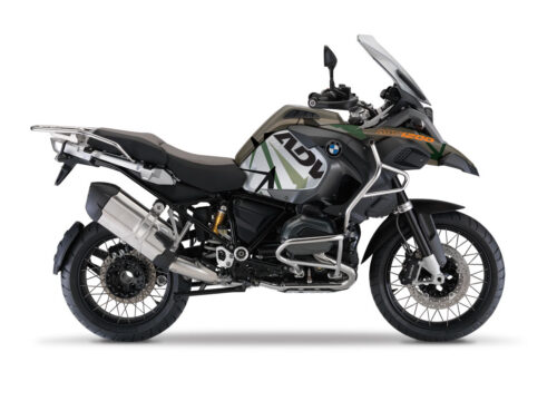 BMW R1200GS LC Adventure Olive Green Spike Green Black Stickers Kit
