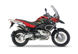 BMW R1200GS Adventure year 2008-2013 Safari Red Black Stickers Kit