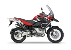 BMW R1200GS Adventure Red 2008-2013 Safari Red Black White Stickers Kit