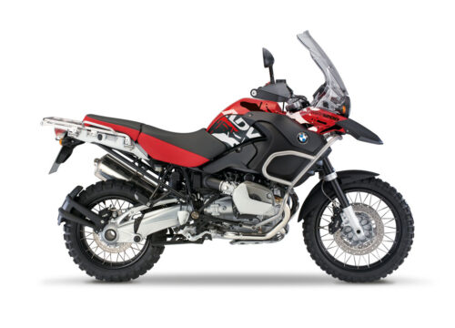 BMW R1200GS Adventure Red 2008-2013 Safari Red Black White Stickers Kit