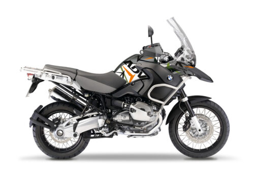 BMW R1200GS Adventure 2008-2013 Gray Spike Stickers Kit