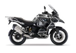BMW R1200GS LC Adventure Alpine White M90 Camo Flag Stickers Kit