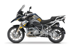 BMW R1200GS LC Frozen Dark Blue Vector Yellow Stickers Kit