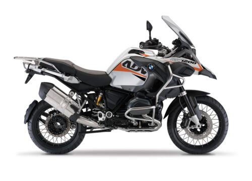 BMW R1200GS LC Adventure White Alive Orange and Black Stickers Kit