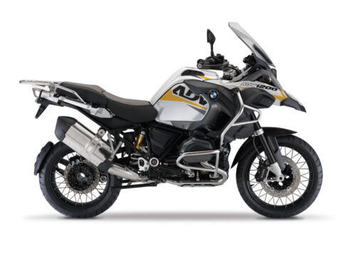 BMW R1200GS LC Adventure White Alive Yellow and Grey Stickers Kit