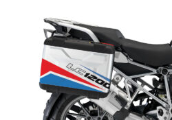 BMW Vario Side Panniers Vivo Blue & Red Stickers Kit