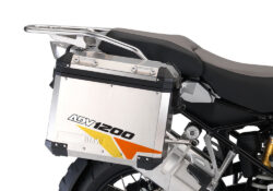 BMW Aluminum Side Panniers Velos Orange & Yellow Stickers Kit