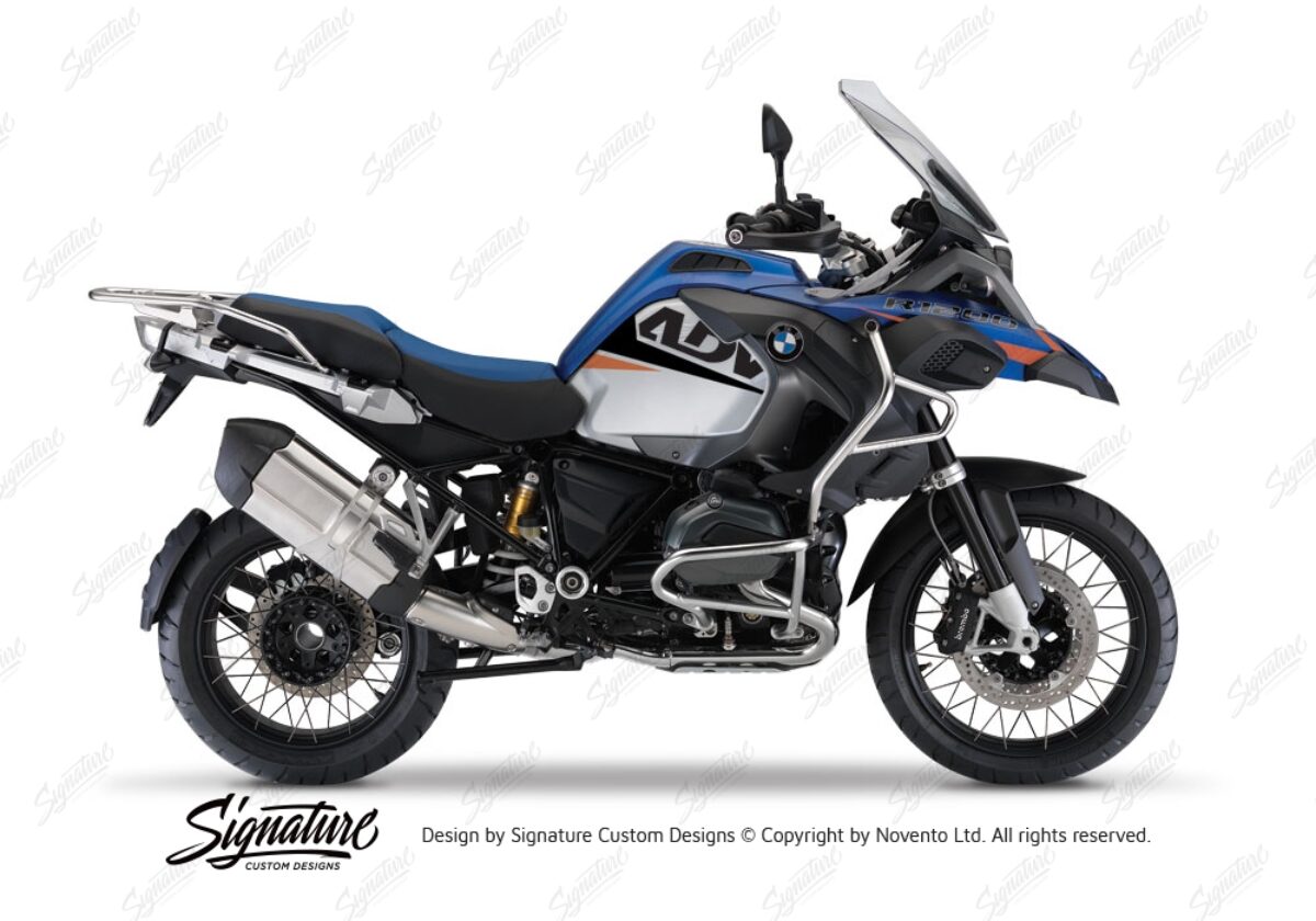 BMW R1200GS LC Adventure Racing Blue Vivo Orange and Black