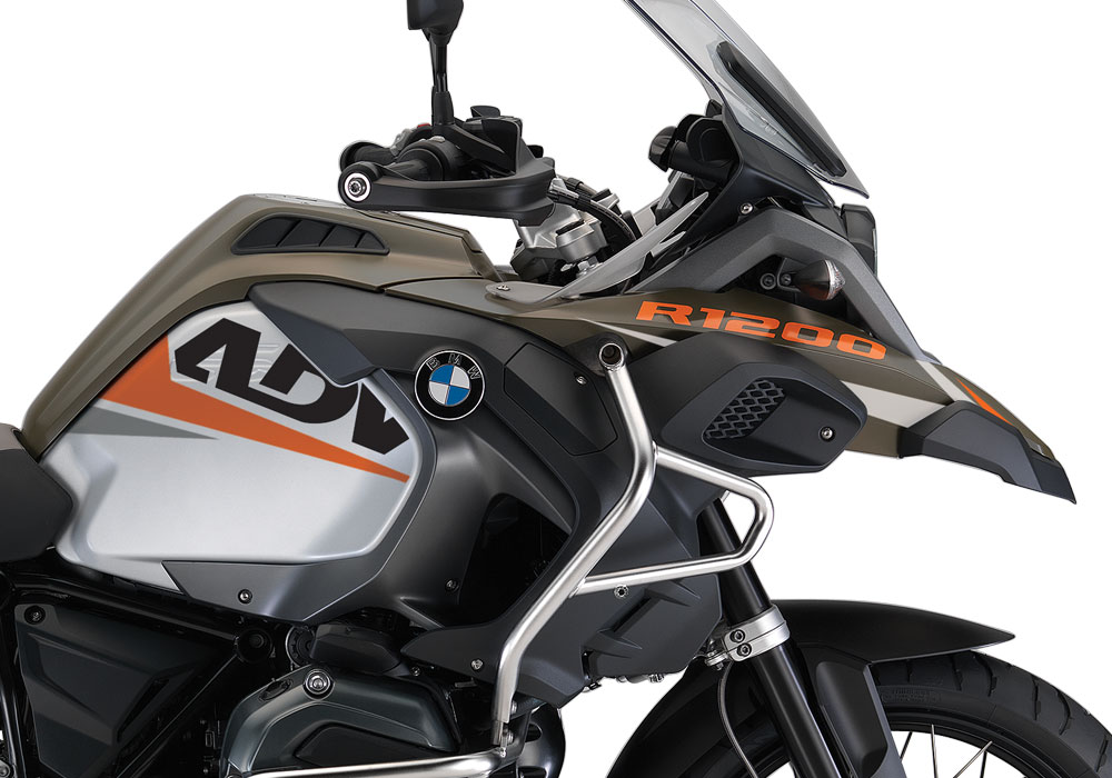 BMW R1200GS LC Adventure Olive Matte Vivo White Stickers Kit - Image 2