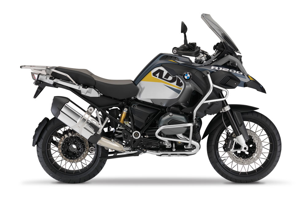 BMW R1200GS LC Adventure Ocean Blue Metallic Alive Yellow Grey Stickers Kit