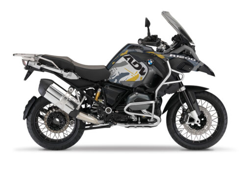 BMW R1200GS LC Adventure Ocean Blue Metallic Matte Safari Yellow Ocean blue Matte Stickers Kit