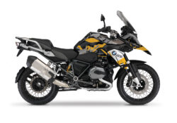 BMW R1200GS LC Triple Black Safari Yellow Grey Stickers Kit