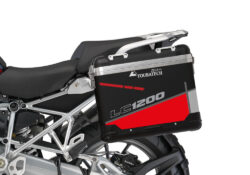 Touratech Zega Pro Side Panniers Vector Red Sticker Kit