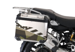 BMW Aluminum Side Panniers M90 Military Camo Stickers Kit