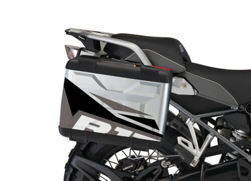 BMW Vario Side Panniers Alive Black & Grey Stickers Kit