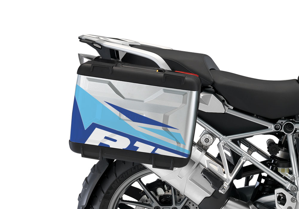 BMW Vario Side Panniers Alive Blue Variations Stickers Kit