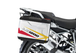 BMW Vario Side Panniers Spike Red Yellow Stickers Kit