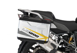 BMW Vario Side Panniers Spike Grey & Yellow Stickers Kit