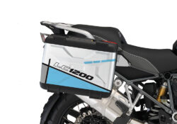 BMW Vario Side Panniers Vector Light Blue Stickers Kit
