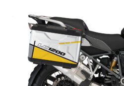 BMW Vario Side Panniers Vector Yellow Stickers Kit