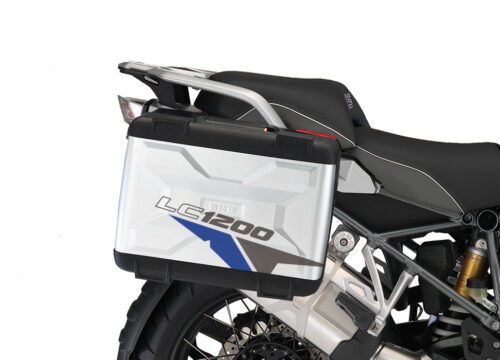 BMW Vario Side Panniers Velos Blue & Grey Stickers Kit