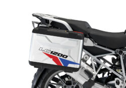 BMW Vario Side Panniers Velos Blue & Red Stickers Kit