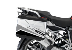 BMW Vario Side Panniers Vivo Black & Grey Stickers Kit