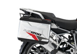 BMW Vario Side Panniers Velos Red & Grey Stickers Kit