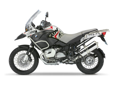 BMW R1200GS Adventure 2006-2007 Alpine White Spike Red Black Stickers Kit