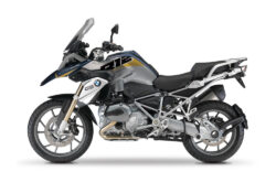 BMW R1200GS LC Frozen Dark Blue Alive Yellow Stickers Kit