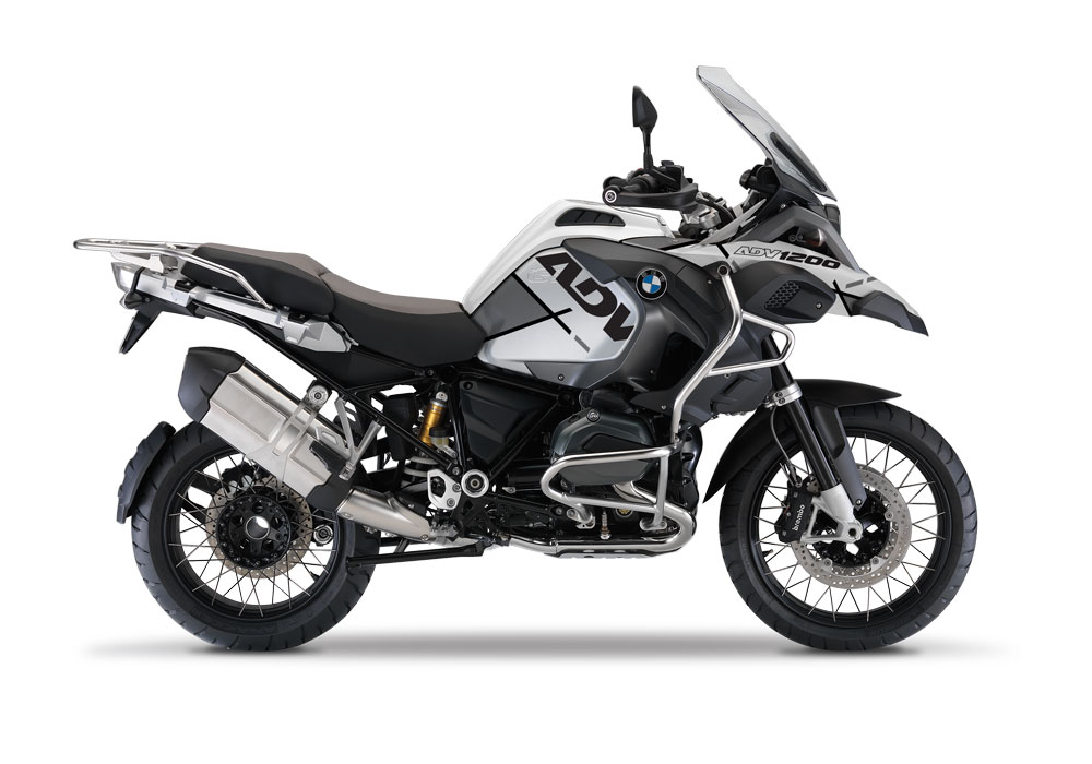 BMW R1200GS LC Adventure Alpine White Vector Grey Stickers Kit