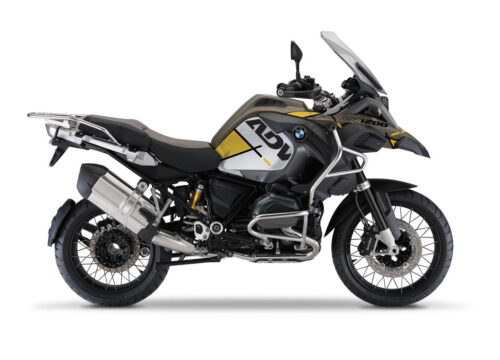 BMW R1200GS LC Adventure Olive Matte Vector Yellow Stickers Kit