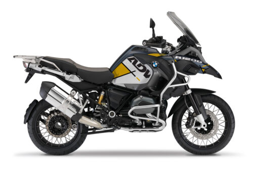 BMW R1200GS LC Adventure Ocean Blue Metallic Matte Vector Yellow Stickers Kit