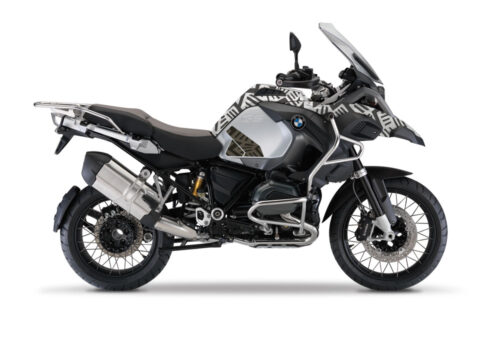 BMW R1200GS LC Adventure Alpine White Massai Green Sticker Kit