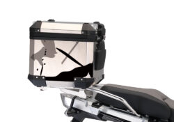 BMW Aluminum Top Box Safari Black Grey