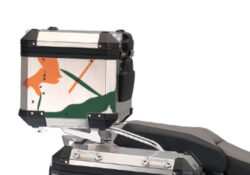 BMW Alluminium Top Box Safari Autumn Green Orange