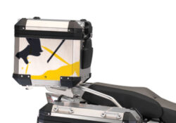 BMW Aluminum Top Box Safari Black Yellow