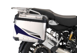 BMW Aluminum Side Panniers Alive Dark Blue & Grey Stickers Kit