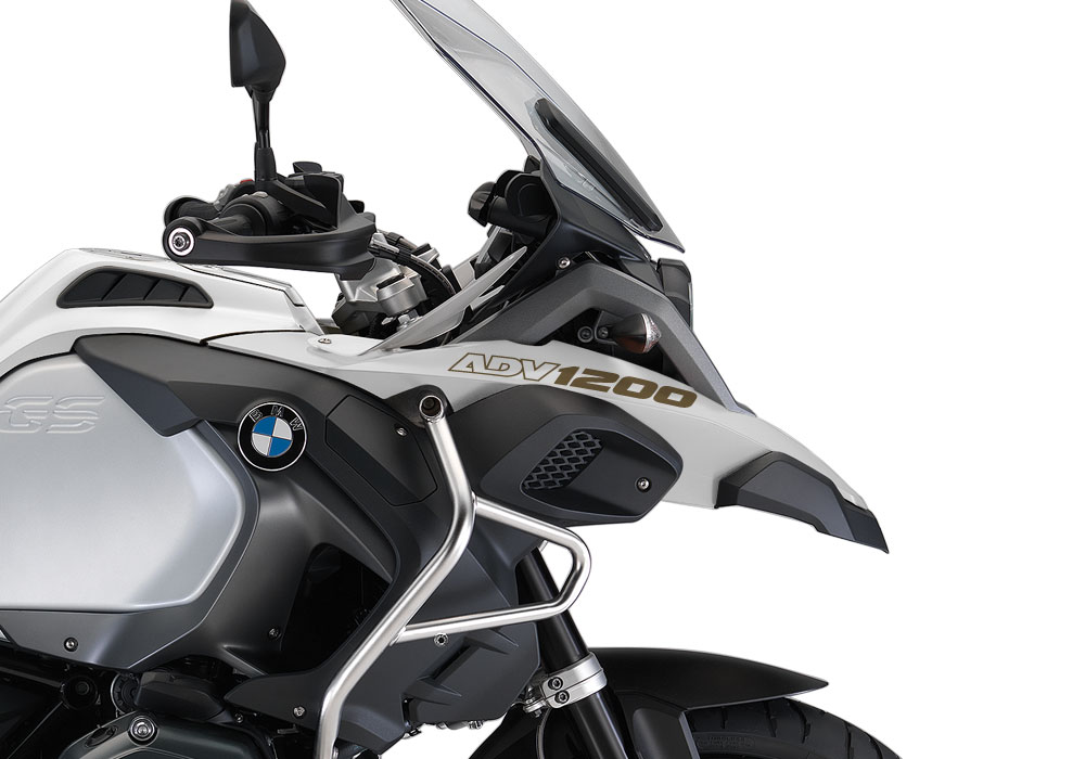 BMW R1200GS LC Adventure Alpine White Fender Sticker - Image 2