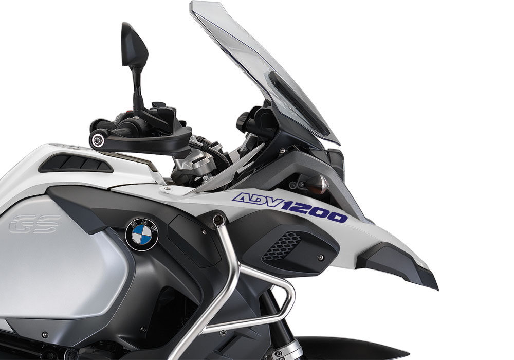 BMW R1200GS LC Adventure Alpine White Fender Sticker - Image 10